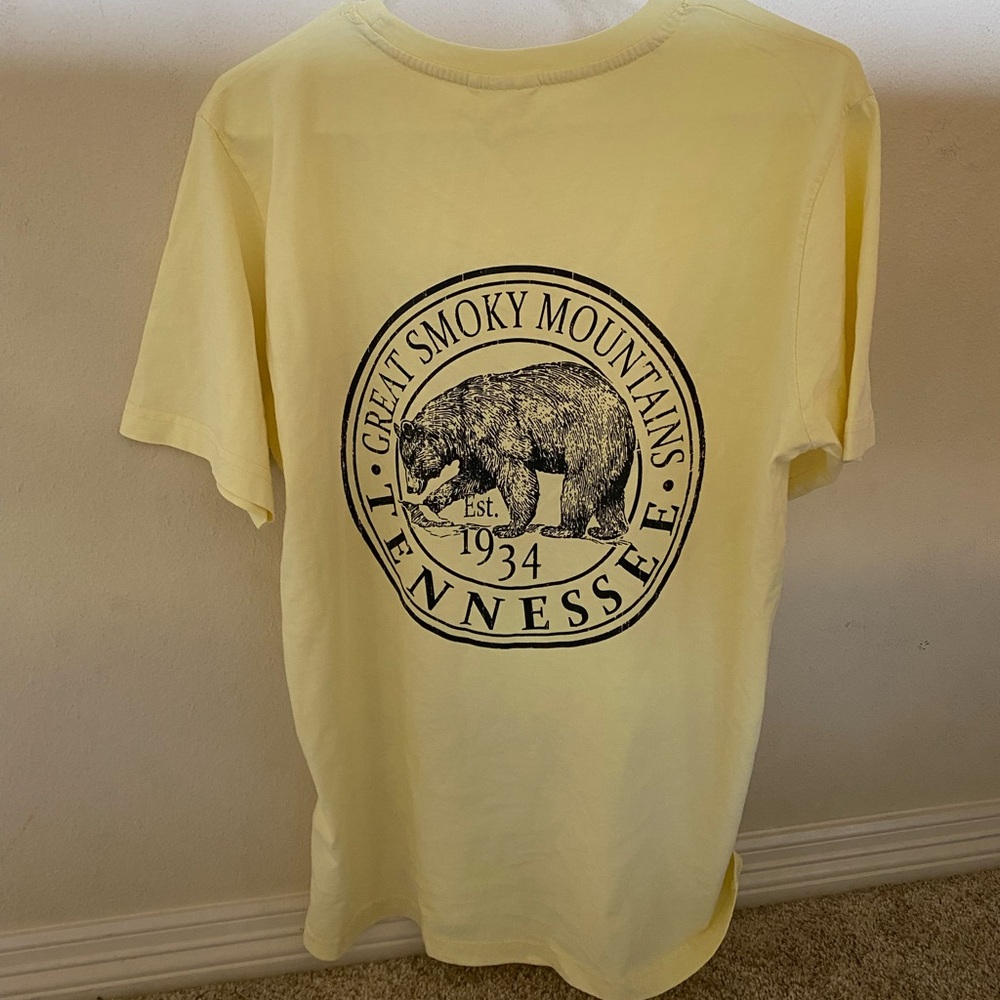 Great Smoky Mountains Yellow T-Shirt